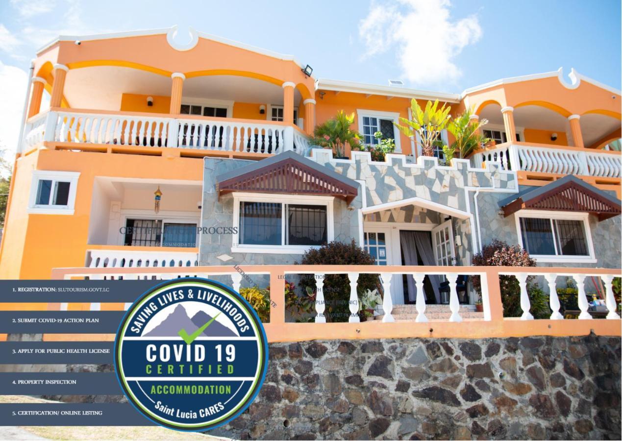 Mountain View Apartments Gros Islet Bagian luar foto